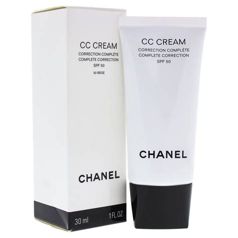 chanel cc cream complete correction spf 50 sunscreen|Chanel sunscreen spf 50.